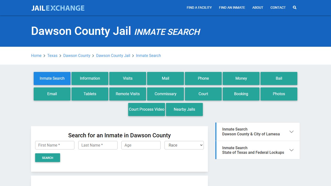 Dawson County Jail, TX Inmate Search: Roster & Mugshots - Jail Exchange